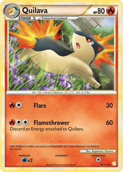 Quilava #49 from HeartGold & SoulSilver