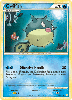 Qwilfish #50 by Ken Sugimori