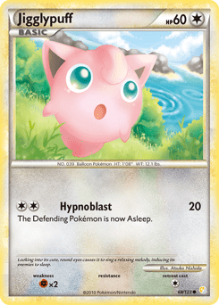Jigglypuff #68 from HeartGold & SoulSilver