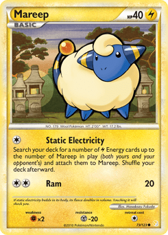 Mareep #73 from HeartGold & SoulSilver