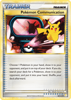 Pokémon Communication #98 from HeartGold & SoulSilver