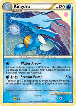 Kingdra #17 from HS—Unleashed