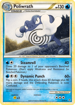Poliwrath #21 from HS—Unleashed