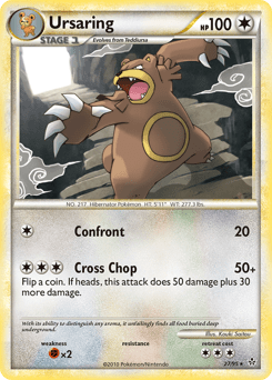 Ursaring #27 from HS—Unleashed