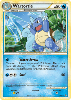 Wartortle #42 from HS—Unleashed