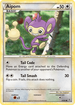 Aipom #43 from HS—Unleashed