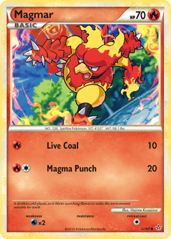 Magmar #52 from HS—Unleashed
