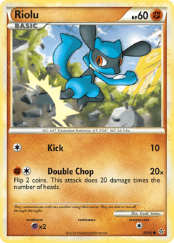 Riolu #60 from HS—Unleashed
