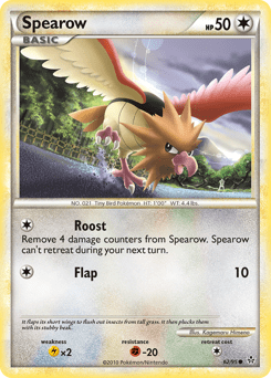 Spearow #62 from HS—Unleashed