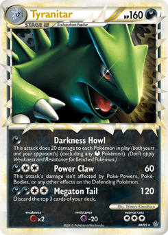 Tyranitar #88 from HS—Unleashed