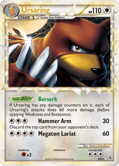 Ursaring #89 from HS—Unleashed