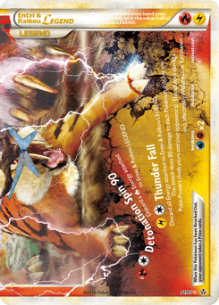 Entei & Raikou LEGEND #91 from HS—Unleashed