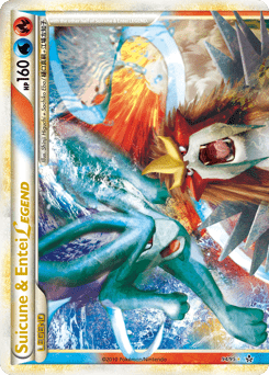 Suicune & Entei LEGEND #94 from HS—Unleashed