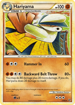 Hariyama #14 from HS—Undaunted