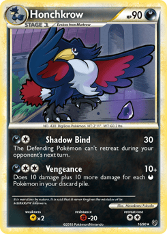 Honchkrow #16 from HS—Undaunted