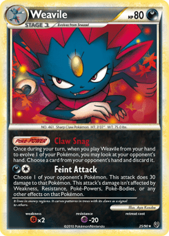 Weavile #25 from HS—Undaunted