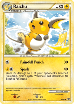Raichu #33 from HS—Undaunted