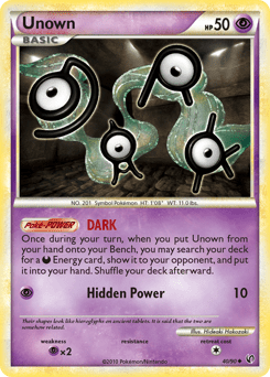 Unown #40 from HS—Undaunted