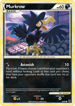 Murkrow #58 from HS—Undaunted