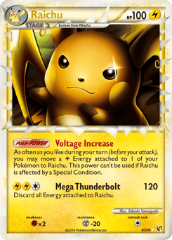 Raichu #83 from HS—Undaunted