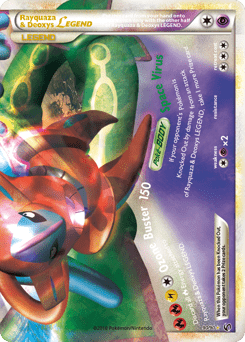 Rayquaza & Deoxys LEGEND #90 from HS—Undaunted