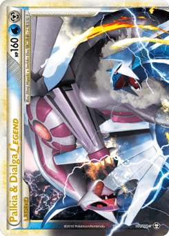 Palkia & Dialga LEGEND #101 from HS—Triumphant