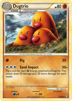 Dugtrio #19 by Shizurow