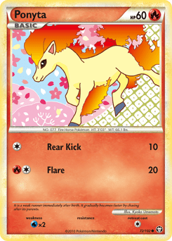 Ponyta #72 from HS—Triumphant
