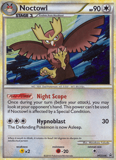 Noctowl #HGSS06 from HGSS Black Star Promos