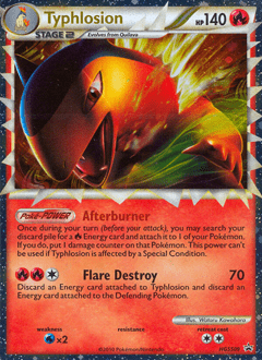Typhlosion #HGSS09 from HGSS Black Star Promos