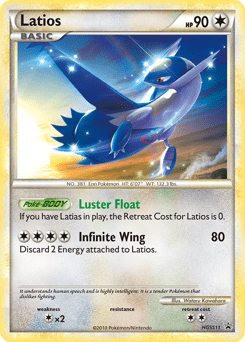 Latios #HGSS11 from HGSS Black Star Promos