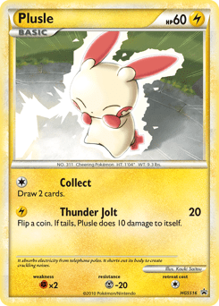 Plusle #HGSS16 by Kouki Saitou