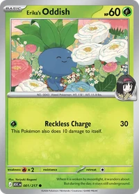 Erika's Oddish #1 from Ascended Heroes