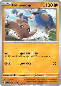 Hitmontop #102 from Ascended Heroes