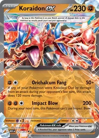 Koraidon ex #121 from Ascended Heroes