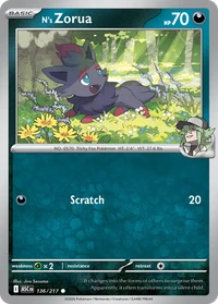 N's Zorua #136 from Ascended Heroes