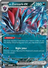 N's Zoroark ex #137 from Ascended Heroes