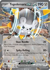 Togedemaru ex #149 from Ascended Heroes