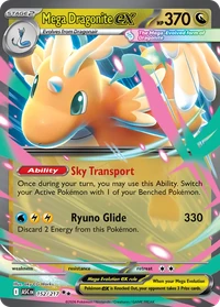 Mega Dragonite ex #152 from Ascended Heroes
