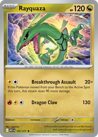 Rayquaza #153 from Ascended Heroes