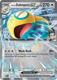 Larry's Dudunsparce ex #164 from Ascended Heroes