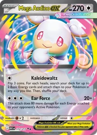 Mega Audino ex #172 from Ascended Heroes