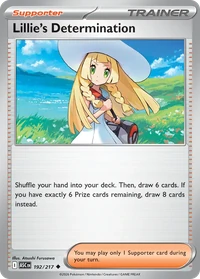 Lillie's Determination #192 from Ascended Heroes