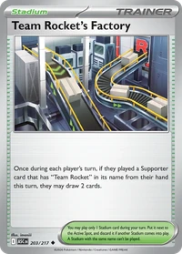 Team Rocket's Factory #203 from Ascended Heroes