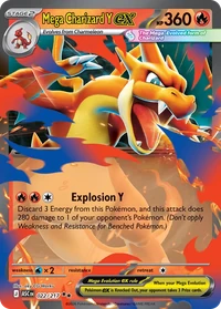 Mega Charizard Y ex #22 from Ascended Heroes