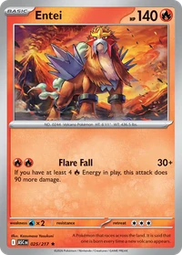 Entei #25 from Ascended Heroes