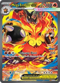 Mega Emboar ex #273 from Ascended Heroes