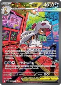 Mega Scrafty ex #285 from Ascended Heroes