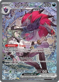 N's Zoroark ex #286 from Ascended Heroes