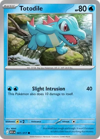 Totodile #41 from Ascended Heroes